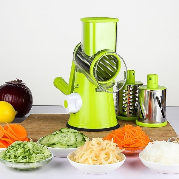 Trancheuse coupe-légumes électrique multifonctionnelle pour fruits et légumes, machine à couper les carottes et les pommes de terre, hachoir à salade à lame en acier inoxydable, livraison de couleur aléatoire