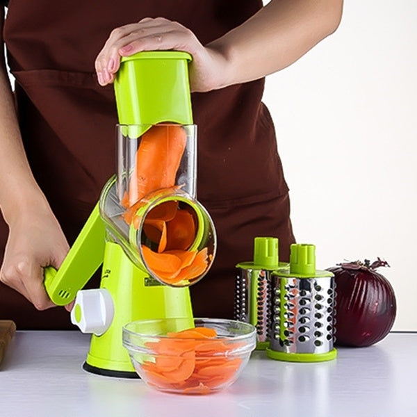 Trancheuse coupe-légumes électrique multifonctionnelle pour fruits et légumes, machine à couper les carottes et les pommes de terre, hachoir à salade à lame en acier inoxydable, livraison de couleur aléatoire