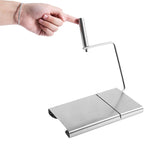 Coupe-fromage en acier inoxydable, planche à découper le beurre, outils de cuisine, trancheuse à fromage 1