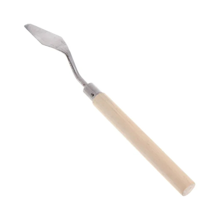2 Couteaux à palette en acier inoxydable Spatule grattoir pour mélange Peinture à l'huile artistique, 2 PCS