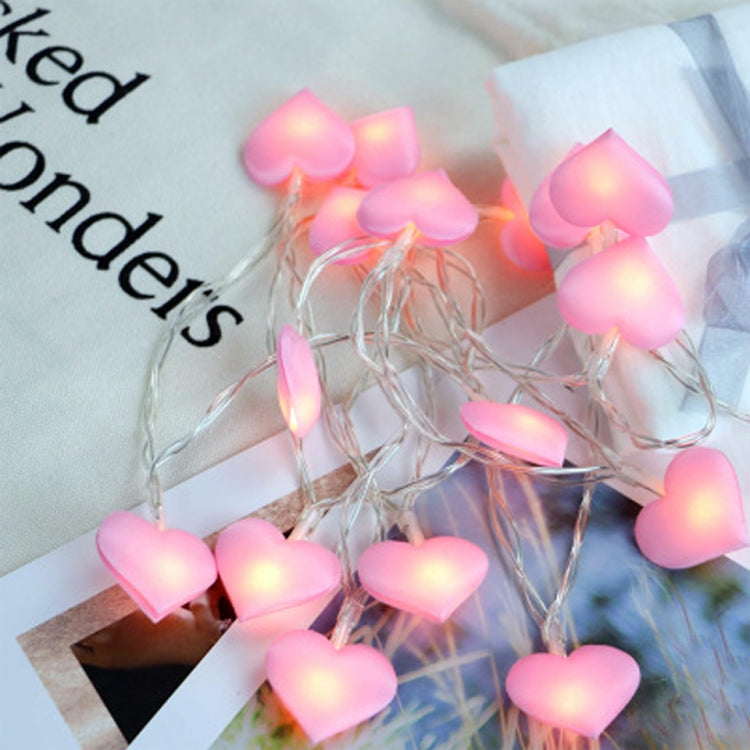 Guirlandes lumineuses LED fées en forme de cœur d'amour, lanternes Navidad, éclairage de vacances, décoration de chambre à coucher, 3m 20LEDs, 2m 16LEDs