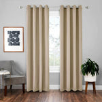Rideau isolant en tissu d'ombrage haute précision, rideau uni, 42x84 pouces (107x213CM), 52x63 pouces (132x160CM), 52x84 (132x213)