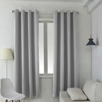 Rideau isolant en tissu d'ombrage haute précision, rideau uni, 42x84 pouces (107x213CM), 52x63 pouces (132x160CM), 52x84 (132x213)