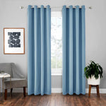 Rideau isolant en tissu d'ombrage haute précision, rideau uni, 42x84 pouces (107x213CM), 52x63 pouces (132x160CM), 52x84 (132x213)