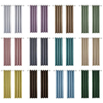 Rideau isolant en tissu d'ombrage haute précision, rideau uni, 52x95 pouces (132x240CM), 140x175, 42x63 pouces (107x160CM), 140×240, 52×63 pouces (132×160CM), 140x225