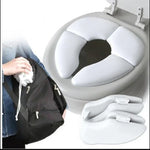 Couvre-siège de pot pliable doux et respectueux de la peau pour enfants, siège de toilette rembourré pliable pour voyage, apprentissage de la propreté, Siège de toilette