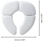 Couvre-siège de pot pliable doux et respectueux de la peau pour enfants, siège de toilette rembourré pliable pour voyage, apprentissage de la propreté, Siège de toilette
