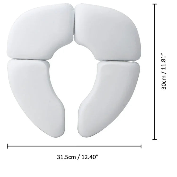 Couvre-siège de pot pliable doux et respectueux de la peau pour enfants, siège de toilette rembourré pliable pour voyage, apprentissage de la propreté, Siège de toilette