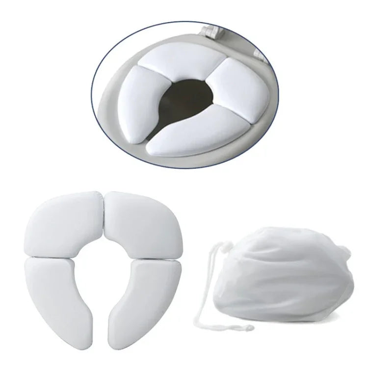 Couvre-siège de pot pliable doux et respectueux de la peau pour enfants, siège de toilette rembourré pliable pour voyage, apprentissage de la propreté, Siège de toilette