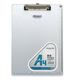 Porte-bloc aluminium A4 Bloc-notes Dossier Fournitures de papeterie scolaire et de bureau, Taille : 31,5x22,5cm, 31,5x22,5cm