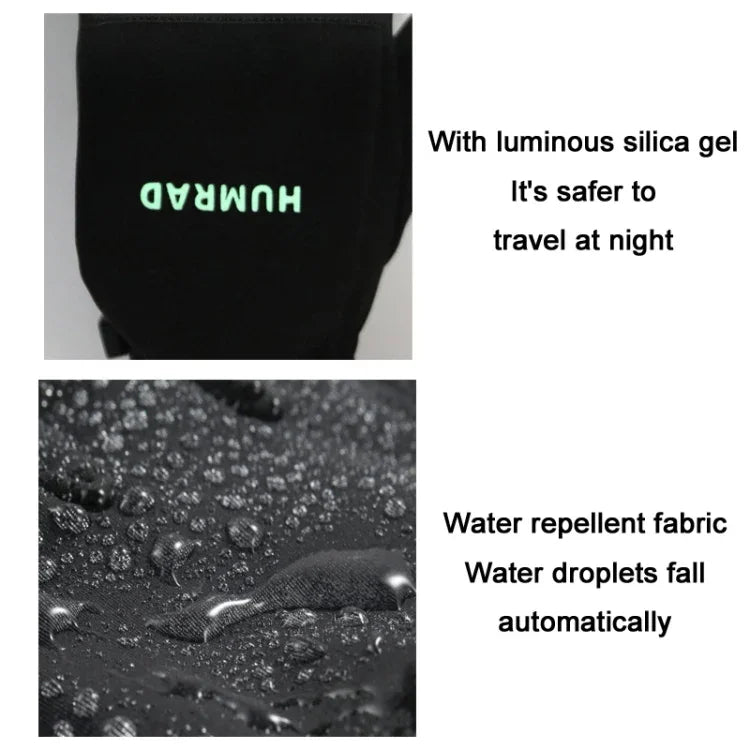 Gants d'hiver HUMRAO mi-doigts rabattables chauds pour les sports de plein air, le ski et le cyclisme, L