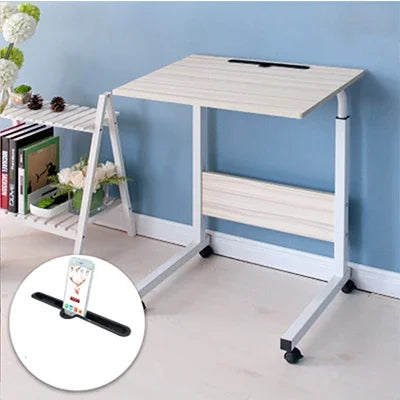 Bureau d'ordinateur portable amovible pour lit paresseux, bureau d'étude, bureau d'ordinateur de chevet, Taille : 60x40cm