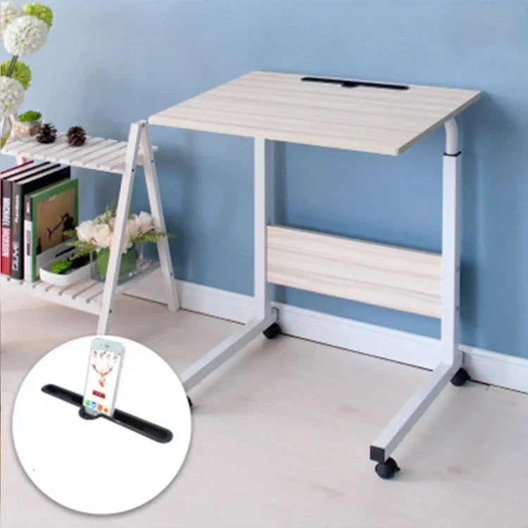 Bureau d'ordinateur portable amovible pour lit paresseux, bureau d'étude, bureau d'ordinateur de chevet, Taille : 60x40cm