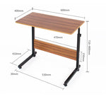 Bureau d'ordinateur portable amovible pour lit paresseux, bureau d'étude, bureau d'ordinateur de chevet, Taille : 60x40cm