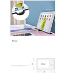Bureau d'ordinateur portable amovible pour lit paresseux, bureau d'étude, bureau d'ordinateur de chevet, Taille : 60x40cm