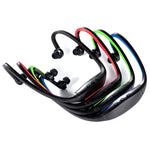 Écouteurs sans fil Bluetooth de sport S9 pour iPhone Huawei Xiaomi, compatible carte TF/SD et microphone