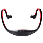 Écouteurs sans fil Bluetooth de sport S9 pour iPhone Huawei Xiaomi, compatible carte TF/SD et microphone