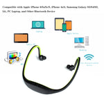 Écouteurs sans fil Bluetooth de sport S9 pour iPhone Huawei Xiaomi, compatible carte TF/SD et microphone