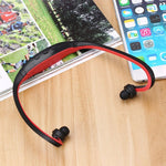 Écouteurs sans fil Bluetooth de sport S9 pour iPhone Huawei Xiaomi, compatible carte TF/SD et microphone