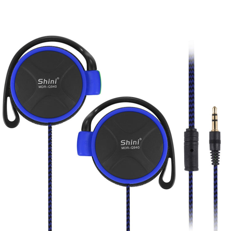 Écouteurs contour d'oreille Shini Q940 3,5 mm Super Bass pour lecteur MP3, ordinateur, mobile