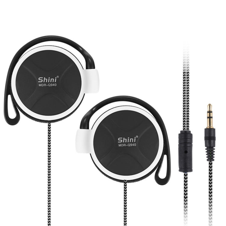 Écouteurs contour d'oreille Shini Q940 3,5 mm Super Bass pour lecteur MP3, ordinateur, mobile