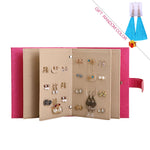Boîte de rangement portable en cuir PU, boîte de présentation de bijoux, organisateur de collier