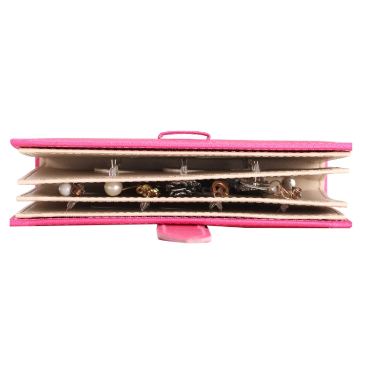 Boîte de rangement portable en cuir PU, boîte de présentation de bijoux, organisateur de collier