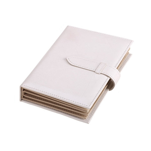 Boîte de rangement portable en cuir PU, boîte de présentation de bijoux, organisateur de collier