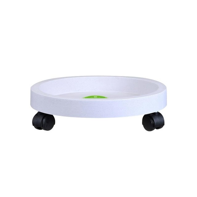 Plateau universel à roues rondes pour pots, plateau de déplacement facile pour plantes, support en plastique pour jardin