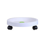 Plateau universel à roues rondes pour pots, plateau de déplacement facile pour plantes, support en plastique pour jardin