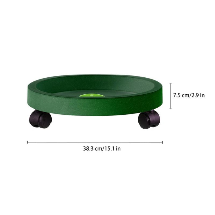 Plateau universel à roues rondes pour pots, plateau de déplacement facile pour plantes, support en plastique pour jardin