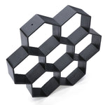 Moule en plastique ultraléger pour sol, moule hexagonal décoratif DIY pour pavage de jardin