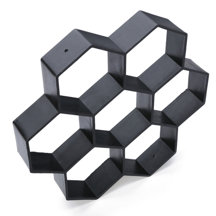 Moule en plastique ultraléger pour sol, moule hexagonal décoratif DIY pour pavage de jardin
