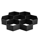Moule en plastique ultraléger pour sol, moule hexagonal décoratif DIY pour pavage de jardin