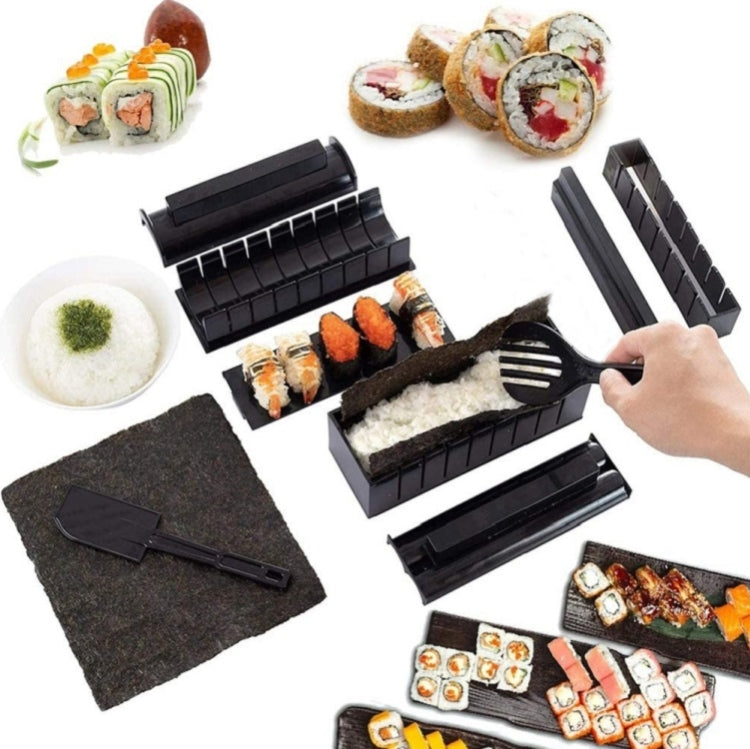 10 pièces/ensemble moule à sushis DIY boule de riz Nori, 10 pièces/ensemble
