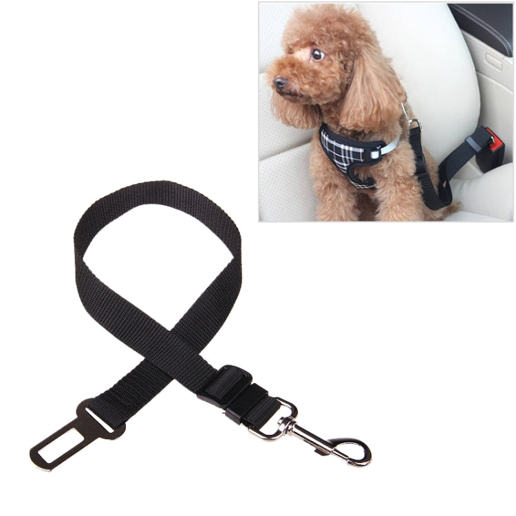 Clip de ceinture de sécurité pour chien en nylon, ceinture de sécurité pour voiture, rouge, noir, bleu