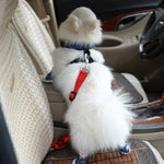 Nylon Harness Leash Clip Pet Dog Car Seat Belt Security Belt, Black, Blue, Red