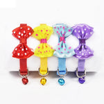 Collier à clochette réglable avec nœud papillon pour chats et chiens - Accessoires pour animaux de compagnie