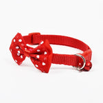 Collier à clochette réglable avec nœud papillon pour chats et chiens - Accessoires pour animaux de compagnie