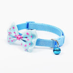 Collier à clochette réglable avec nœud papillon pour chats et chiens - Accessoires pour animaux de compagnie