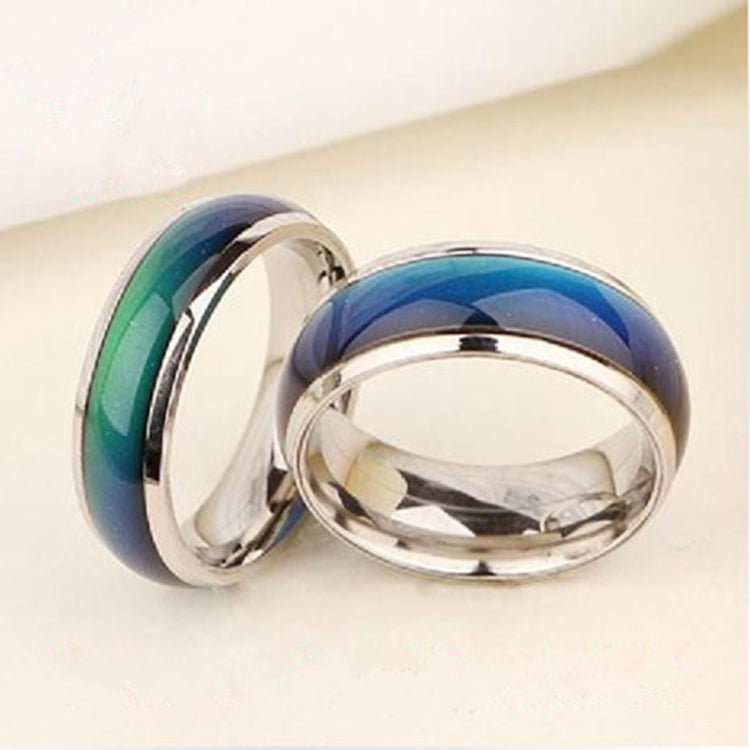 Bague d'humeur en joaillerie fine, bague d'humeur émotionnelle à changement de couleur, bague à température à bande interchangeable, 16 mm, 17 mm, 18 mm, 19 mm, 20 mm