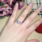 Bague de mariage classique en cristal à six griffes pour femme, 5, 10, 7, 8, 9, 6