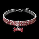 Collier pour chien Bling strass cristal chiot Chihuahua colliers laisse pour petits chiens accessoires Mascotas, L, M, S