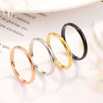 Bague Femme Acier Inoxydable Acier Titane, 8, 3