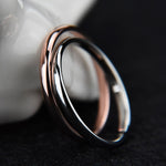 Bague Femme Acier Inoxydable Acier Titane, 8, 3