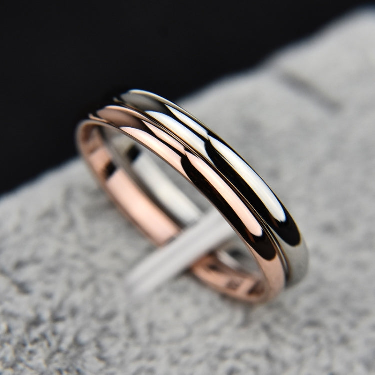 Bague Femme Acier Inoxydable Acier Titane, 8, 3