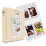 64 pochettes pour cartes de visite Fujifilm Instax Mini 8 /7s /70 /25 /50s /90, 64 pochettes beiges, 64 pochettes bleues, 64 pochettes vertes, 64 pochettes oranges, 64 pochettes roses, 64 pochettes bleu ciel