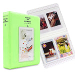 64 pochettes pour cartes de visite Fujifilm Instax Mini 8 /7s /70 /25 /50s /90, 64 pochettes beiges, 64 pochettes bleues, 64 pochettes vertes, 64 pochettes oranges, 64 pochettes roses, 64 pochettes bleu ciel