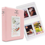 64 pochettes pour cartes de visite Fujifilm Instax Mini 8 /7s /70 /25 /50s /90, 64 pochettes beiges, 64 pochettes bleues, 64 pochettes vertes, 64 pochettes oranges, 64 pochettes roses, 64 pochettes bleu ciel