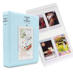 64 pochettes pour cartes de visite Fujifilm Instax Mini 8 /7s /70 /25 /50s /90, 64 pochettes beiges, 64 pochettes bleues, 64 pochettes vertes, 64 pochettes oranges, 64 pochettes roses, 64 pochettes bleu ciel
